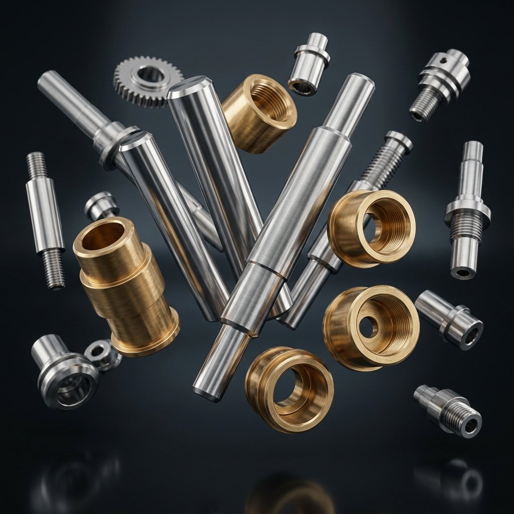 3D Precision Turned Pins and Bushings